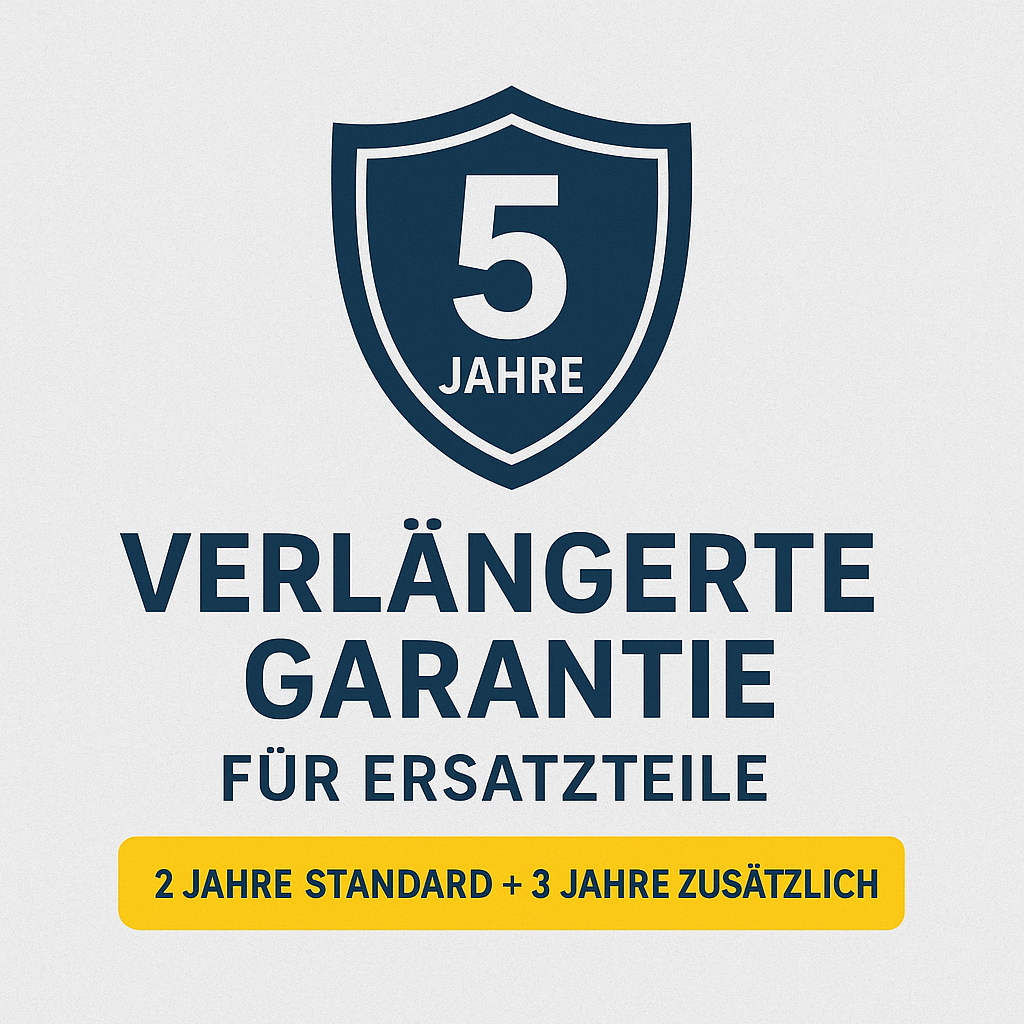 Garantieverlängerung auf Ersatzteile