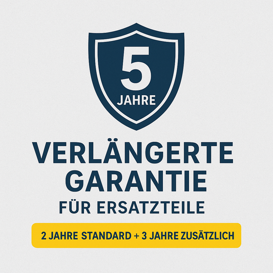 Garantieverlängerung auf Ersatzteile